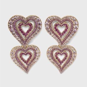 SUGARFIX BaubleBar "Crushing On You"
Statement Earrings Valentines Heart NWT